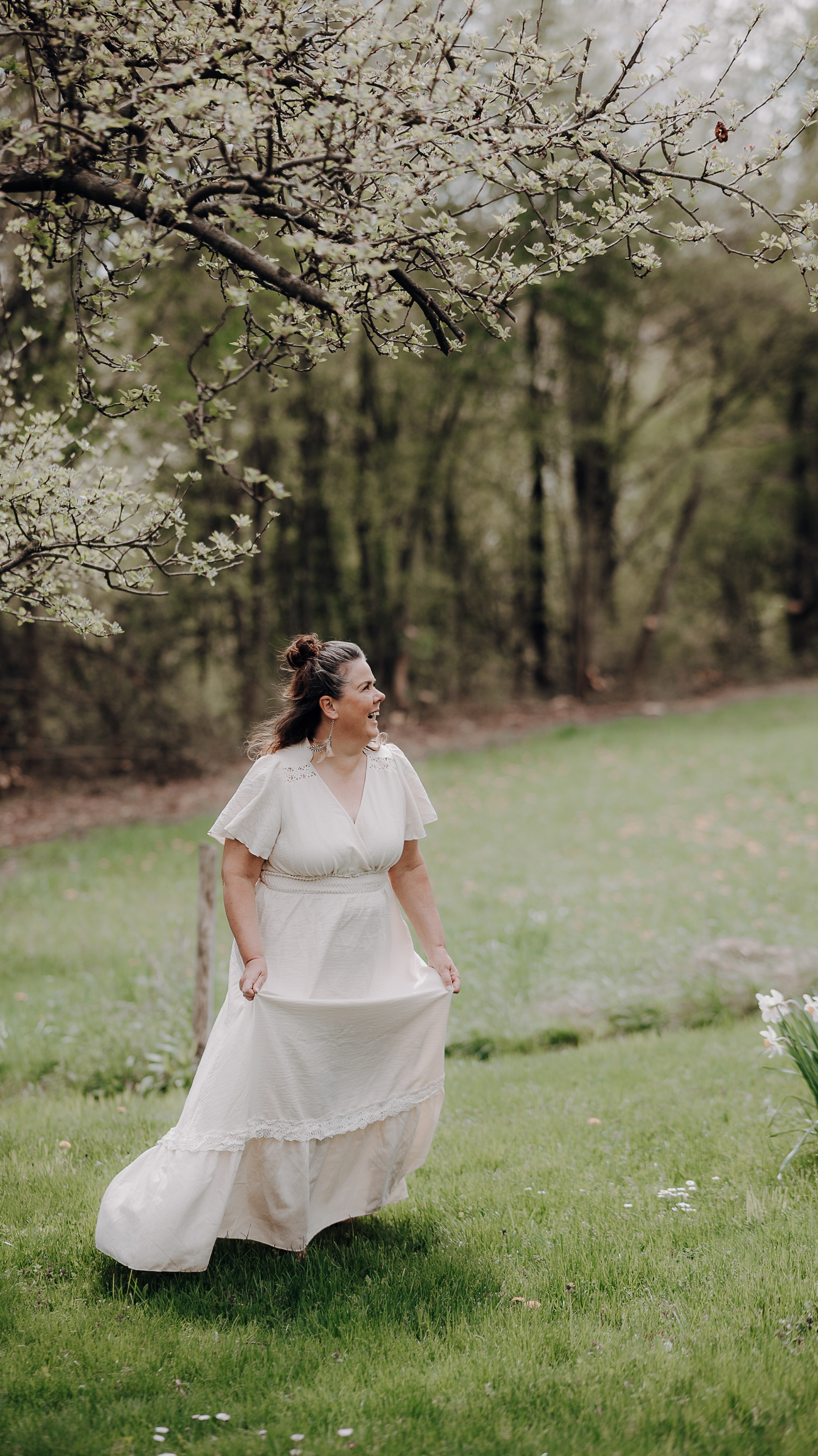 Beatrice Hallbauer in der Natur